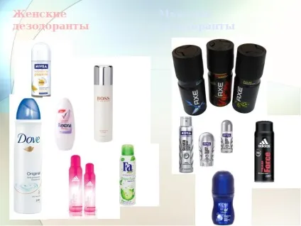 Презентація по темі дезодоранти (презентація) Презентація по темі дезодоранти