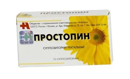 Простопин від простатиту інструкція, відгуки