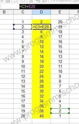 Робота з циклом for в vba