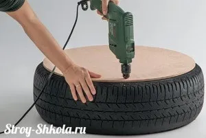 Пуф з шин своїми руками - покрокова інструкція! (Руками) Пуф з шин своїми руками - покрокова інструкція!
