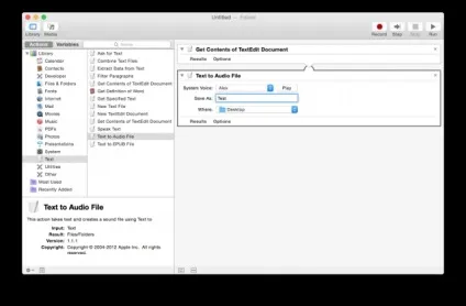 П'ять хитрощів програми automator на os x, які заощадять ваш час і нерви (os x) П'ять хитрощів програми automator на os x, які заощадять ваш час і нерви