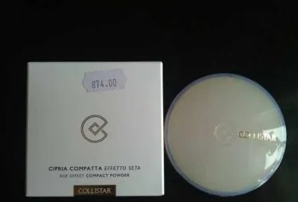 Пудра компактна collistar silk effect compact powder - ніжне, шовкове покриття приховає всі