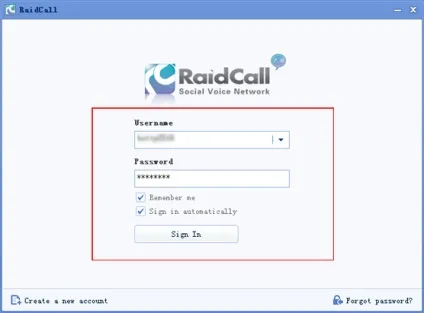 Raidcall настройка