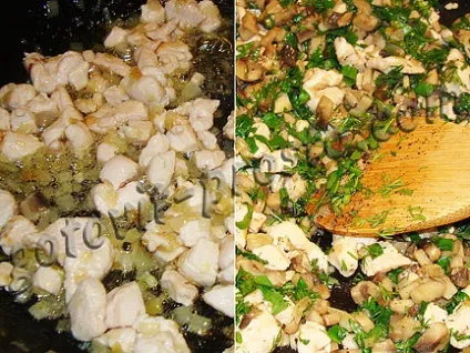 Мушлі з куркою і грибами - готувати просто (курка) Мушлі з куркою і грибами - готувати просто