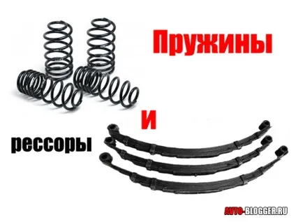 Пружини або ресори, автоблог