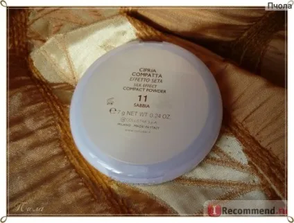 Пудра компактна collistar silk effect compact powder - «компактна пудра на всі випадки життя, для