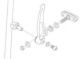 Регулювання гальм (v-brake)