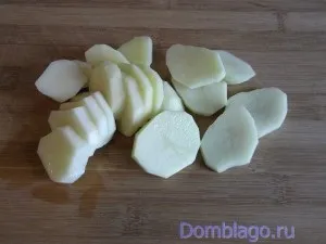 Риба у фользі з картоплею