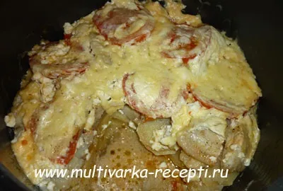 Риба з картоплею, запечені під майонезом в мультиварці (риба під майонезом в мультиварці) Риба з картоплею, запечені під майонезом в мультиварці