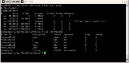 Створення резервних копій та відновлення freebsd 8 (відновлення) Створення резервних копій та відновлення freebsd 8