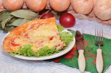 Рецепт піци з куркою і помідорами, покрокові фото, всі страви (рецепт піци з куркою і помідорами) Рецепт піци з куркою і помідорами, покрокові фото, всі страви