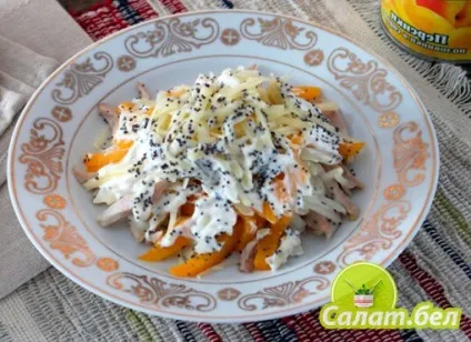Рецепт салату з маком і куркою, рецепти смачних салатів (куркою) Рецепт салату з маком і куркою, рецепти смачних салатів