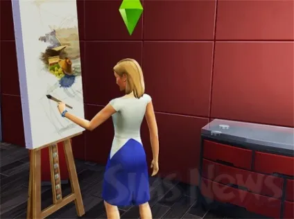 Малювання в sims 4, все про навик малювання в Сімс 4 (низькому) Малювання в sims 4, все про навик малювання в Сімс 4