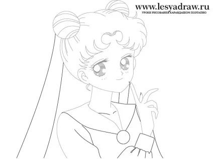 Малюнки олівцем поетапно сейлормун (Sailor Moon Crystal) Малюнки олівцем поетапно сейлормун
