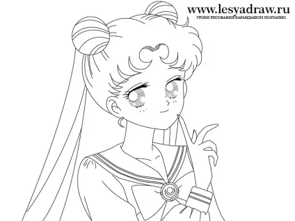 Малюнки олівцем поетапно сейлормун (Sailor Moon Crystal) Малюнки олівцем поетапно сейлормун
