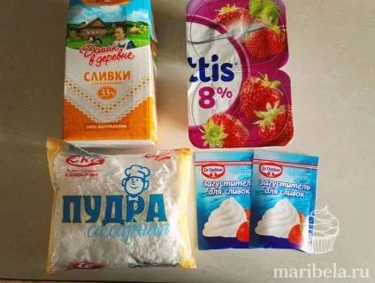 Рецепт легкого йогуртового крему для бісквітного торта в домашніх умовах крок за кроком з фото без (крему) Рецепт легкого йогуртового крему для бісквітного торта в домашніх умовах крок за кроком з фото без