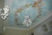 Розпис стель художня, фото неба своїми руками, декоративна в квартирі, майстер-клас