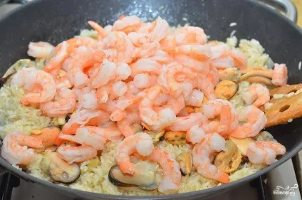 Різотто з морепродуктами - покроковий рецепт з фото на (приготування їжі) Різотто з морепродуктами - покроковий рецепт з фото на