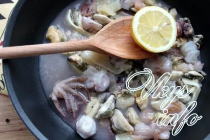 Різотто з морепродуктами рецепт з фото (Біле сухе вино) Різотто з морепродуктами рецепт з фото
