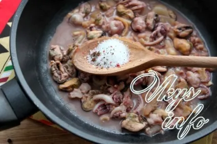 Різотто з морепродуктами рецепт з фото (морський коктейль) Різотто з морепродуктами рецепт з фото