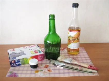 Розпис скляної пляшки