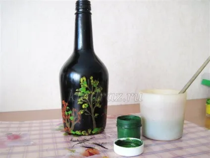 Розпис скляної пляшки
