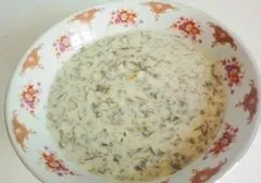 Довга - азербайджанський суп з кислого молока - покроковий рецепт з фото
