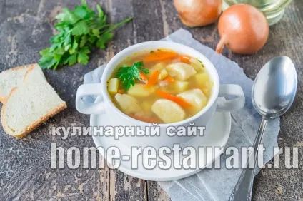 Суп з галушками покроковий рецепт з фото (рецепт) Суп з галушками покроковий рецепт з фото
