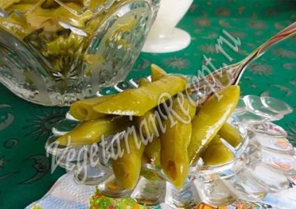 Стручкова квасоля маринована - рецепт з фото (квасоля) Стручкова квасоля маринована - рецепт з фото