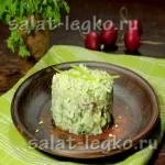Салат з кальмарами, огірком і помідорами чері (кальмарами) Салат з кальмарами, огірком і помідорами чері