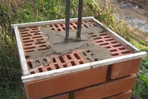Самі робимо стовпи для воріт