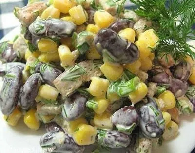 Салат з куркою і кукурудзою 10 рецептів приготування з фото (салат) Салат з куркою і кукурудзою 10 рецептів приготування з фото