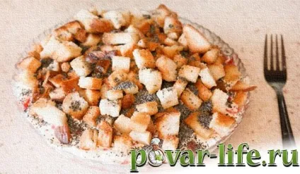 Салат курка під кайфом з маком