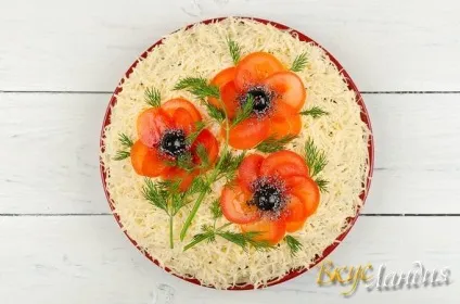 Салат з куркою і грибами маки (салати рік рецепти з фото) Салат з куркою і грибами маки