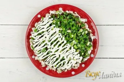 Салат з куркою і грибами маки (рецепти салатів на новий) Салат з куркою і грибами маки