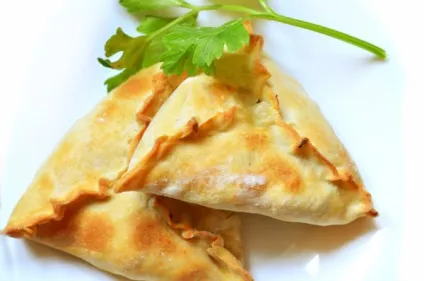 Самса з м'ясом (узбецька, з гарбузом) рецепти, калорійність (самса з картоплею і м'ясом) Самса з м'ясом (узбецька, з гарбузом) рецепти, калорійність