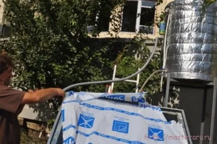 Саморобний сонячний колектор для нагрівання води та опалення (сонячний) Саморобний сонячний колектор для нагрівання води та опалення