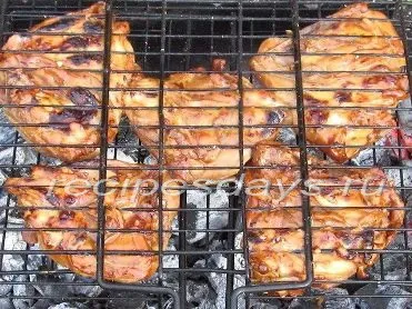 Шашлик з курячих стегон, рецепти дня (схожі записи: курячі крильця на решітці на мангалі салат цезар з пекінською капустою і куркою як приготувати окрошку на сироватці? Як приготувати капусту тушковану з картоплею в мультиварці як запекти коропа в духовці цілком? More) Шашлик з курячих стегон, рецепти дня