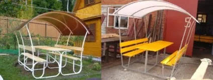Лавка з навісом для дачі своїми руками (своїми) Лавка з навісом для дачі своїми руками