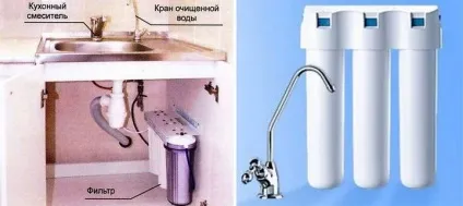Змішувач на кухню з фільтром для води з краном під фільтр, 2 в 1, кран з перемиканням, (води) Змішувач на кухню з фільтром для води з краном під фільтр, 2 в 1, кран з перемиканням,