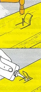 з'єднання цвяхами