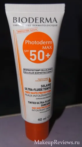Сонцезахисний тонуючий крем photoderm max spf 50 від bioderma - відгуки про косметику (косметика) Сонцезахисний тонуючий крем photoderm max spf 50 від bioderma - відгуки про косметику
