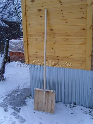 Снігова лопата своїми руками