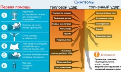 Сонячний і тепловий удар - що робити - живіть здорово (сонячний удар) Сонячний і тепловий удар - що робити - живіть здорово