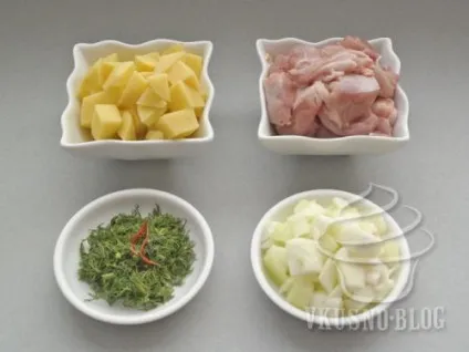 Соковитий елеш з куркою - рецепт з фото (елеш) Соковитий елеш з куркою - рецепт з фото