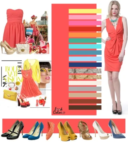 Поєднання коралового кольору, lookcolor (lookcolor) Поєднання коралового кольору, lookcolor