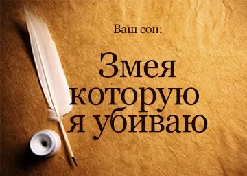 Сонник змія яку я вбиваю своїми руками бачити уві сні до чого сниться (руками) Сонник змія яку я вбиваю своїми руками бачити уві сні до чого сниться