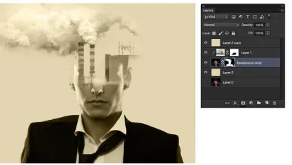 Створюємо ефект подвійної експозиції в фотошоп (подвійний) Створюємо ефект подвійної експозиції в фотошоп