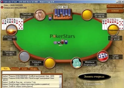 Стад покер (stud poker) - правила гри