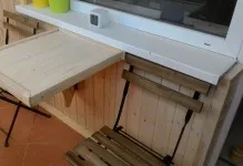 Столик на балкон відкидний і складаний стіл, стільниця своїми руками, фото і креслення, як зробити на (складаний) Столик на балкон відкидний і складаний стіл, стільниця своїми руками, фото і креслення, як зробити на